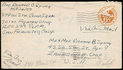 Ryukyus, 1945-46 A.P.O. & F.P.O. Covers. Group of seven covers either ...