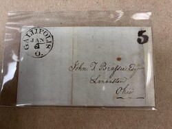 Ohio Stampless Covers, 1830-1845. A selection of over seventy cover ...