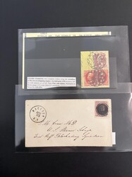 Fancy cancel selection, 1861-1885. Group of twelve items, eight cover ...