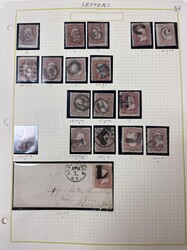 Fancy Cancel Letters Group. Of 115 stamps, mostly on #65's with a few ...