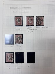Fancy Cancel Letters Group. Of 115 stamps, mostly on #65's with a few ...