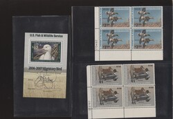 Duck Stamps Group. Mix of mint issue from RW3 on into the modern ...