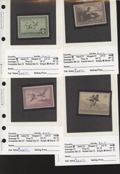 Duck Stamps Group. Mix of mint issue from RW3 on into the modern ...