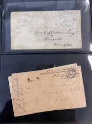 Confederacy, Confederate cover holding, 1861-1865. Selection of ...