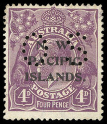 North West Pacific Islands, 1919-1923, King George V, 1p-5p Set with ...