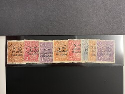 North West Pacific Islands, 1919-1923, King George V, 1p-5p Set with ...