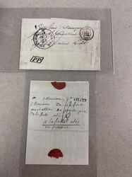 Belgium, stampless covers, 1782-1860. Selection of twenty nine covers ...