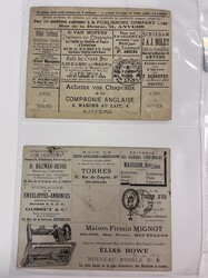 Belgium, Dental Advertising Covers 1890-1942. Group of 16 covers or ...