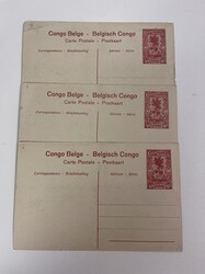 Belgian Congo, Postal Card Collection, 1912-1915. Forty four cards, ...