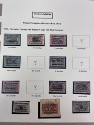 Belgian Occupation of German East Africa, Mint and Used Collection on ...