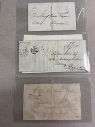 British West Indies, Cover Selection, 1790-1877. Thirteen covers in ...