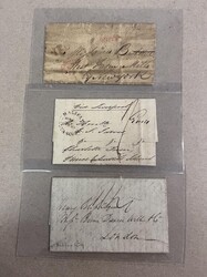 Canada, Stampless covers, 1801-1845. Selection of twenty covers, some ...