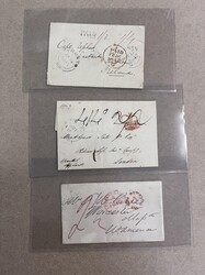 Canada, Stampless covers, 1801-1845. Selection of twenty covers, some ...