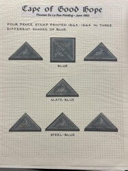 Cape of Good Hope, Triangle Group. Mounted on album pages, including ...