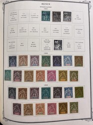 French Africa, Collection. Mostly mint housed in two Scott albums; ...