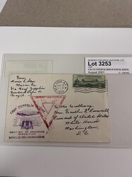 German Area, German Zeppelin Postal History Collection, 1932-1936. A ...