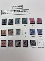 German East Africa, Mint and Used Collection on Pages. 38 items ...