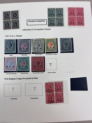 German East Africa, Mint and Used Collection on Pages. 38 items ...
