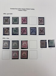 German East Africa, Mint and Used Collection. Under 100 items mounted ...