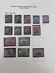 German East Africa, Mint and Used Collection. Under 100 items mounted ...