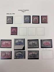 German New Guinea, Mint and Used Collection. Under one hundred with a ...