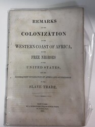 Liberia, & Colonization Related Ephemera Balance. Mix of over 17 ...