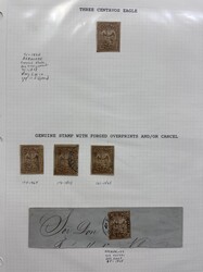 Mexico, 3c Eagle Reference Collection, 1864-66. This may be the only ...