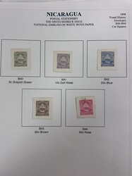 Nicaragua, Postal Stationery Exhibit Collection, 1895-1908. A very ...