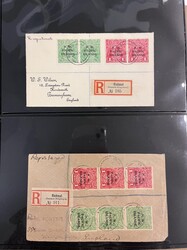 North West Pacific Islands, Covers, 1915-1918. Selection of eight, ...