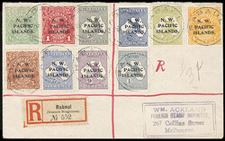 North West Pacific Islands, Philatelic Cover Group, 1917-1922. Four ...