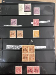 North West Pacific Islands, KGV Plate Flaw Collection, 1918-1923. A ...