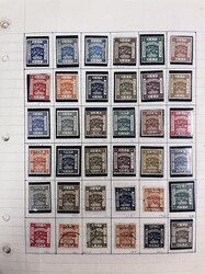 Palestine, Collection, 1867-1948. Many hundred on pages, with a very ...