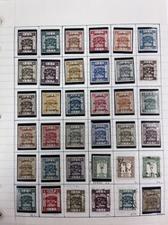 Palestine, Collection, 1867-1948. Many hundred on pages, with a very ...