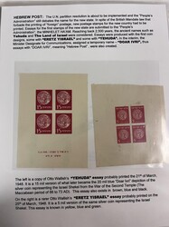 Palestine, Collection, 1919-1948. A very interesting holding of ...