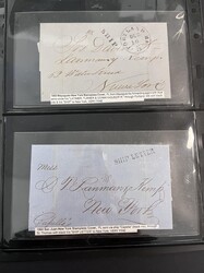 Puerto Rico (Spanish) Puerto Rico Stampless Ship Letters, 1859-1871. ...