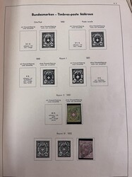 Switzerland &amp; Liechtenstein, Collection, 1850-1953. Hundreds ...