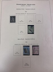 Switzerland &amp; Liechtenstein, Collection, 1850-1953. Hundreds ...