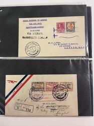Thailand, Flight Covers, 1924-1930. Selection of eight covers franked ...
