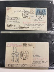 Thailand, Flight Covers, 1924-1930. Selection of eight covers franked ...