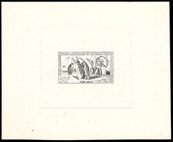 French Southern & Antarctic Territories, 1956 50fr Emperor Penguins, ...