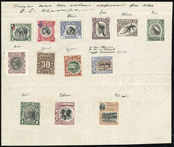 Liberia, 1906, 1¢-$5 Pictorials, Perkins, Bacon & Co. Official Issue ...
