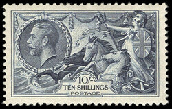 Great Britain, 1913, King George V "Seahorse", Waterlow printing, ...