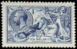 Great Britain, 1913, King George V "Seahorse", Waterlow printing, ...