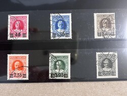 Vatican, 1934, 40c-3.70L Provisional Surcharges complete. Light ...