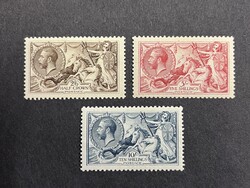 Great Britain, 1918-19, King George V "Seahorses", Bradbury, ...