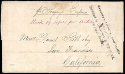 Gregory's Atlantic and Pacific, Express, Forwarded By Thompson & ...