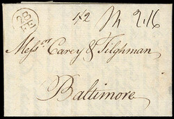 1791 (Jan. 1) Lisbon, Portugal to Baltimore, Md. via Philadelphia, Pa ...