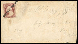 (Maine) South Dover, Me. Bold and complete 36x2,5mm straightlineties ...