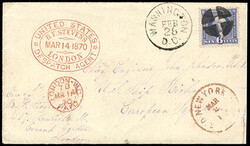 United States Despatch Agent, B.F. Stevens, London, Mar 14 1870. ...