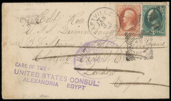 United States Despatch Agent, B.F. Stevens, London, 13 Feb 82. Purple ...